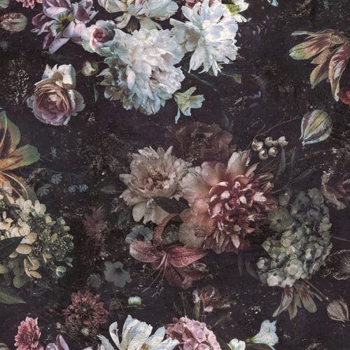 Pembe Çiçek Duvar Kağıdı PİX19A