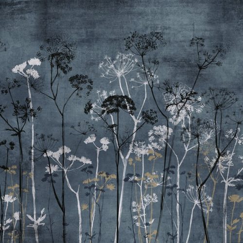Gri Karahindiba Çiçeği Duvar Kağıdı PİX39B