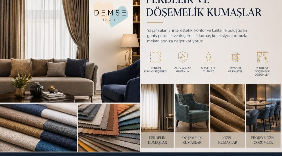 Perdelik ve Döşemelik Kumaşlar